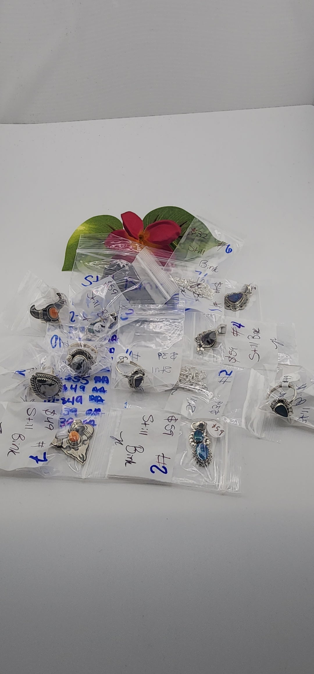 RESERVED FOR: Still Bink - 7/6/2025 tiktok Reservation Live Show -12 Sterling Silver Items