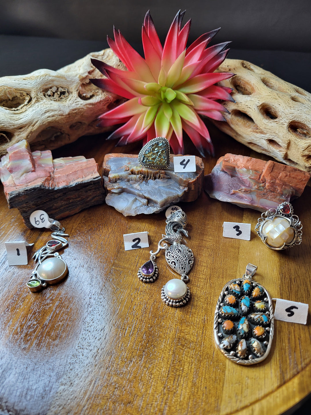 RESERVED FOR: Ari 7/31/24- 5 Sterling Silver Items