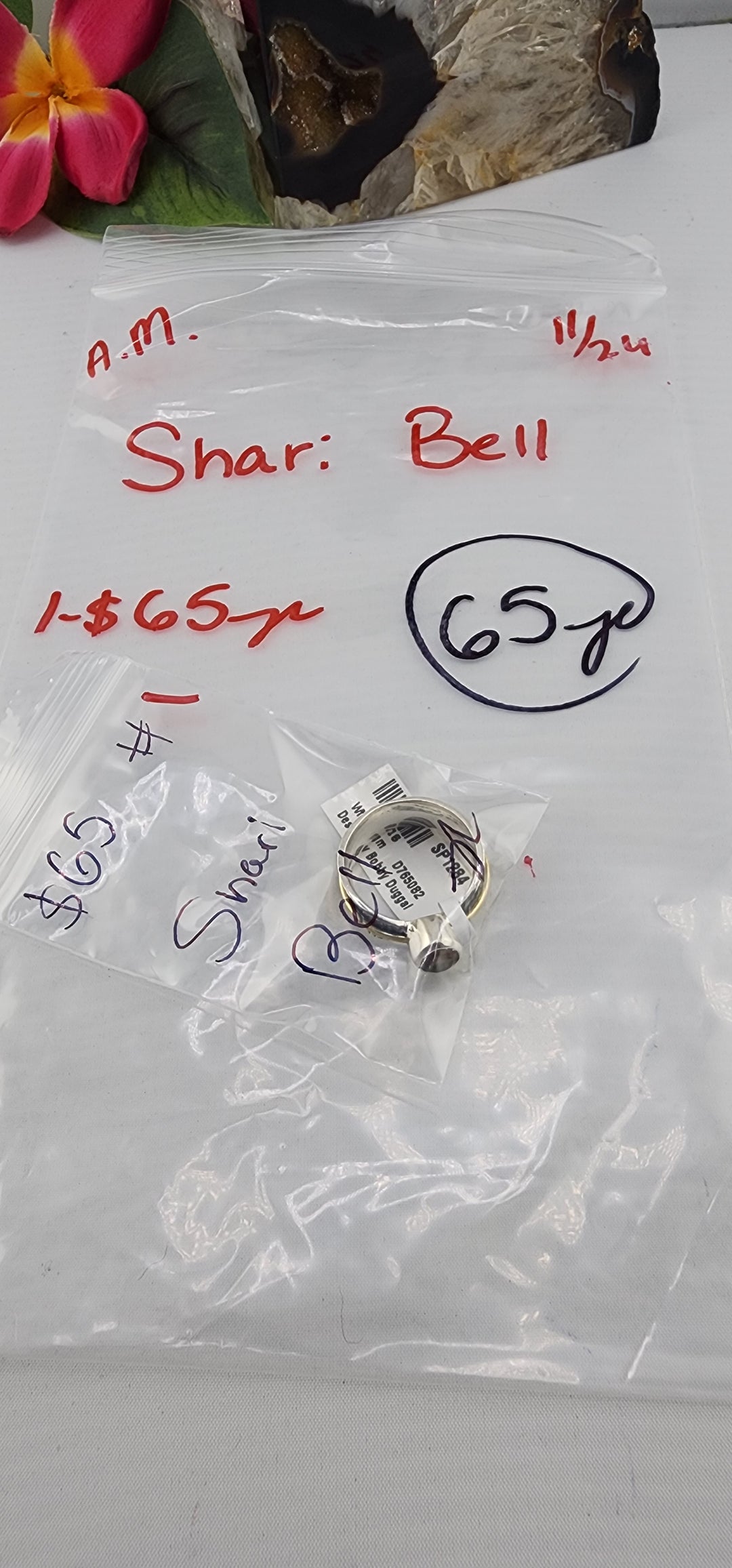 AM SHOW 48HR RESERVED FOR: Shari Bell - 11/24/2025 FL tiktok Live Show - 1 Sterling Silver Items
