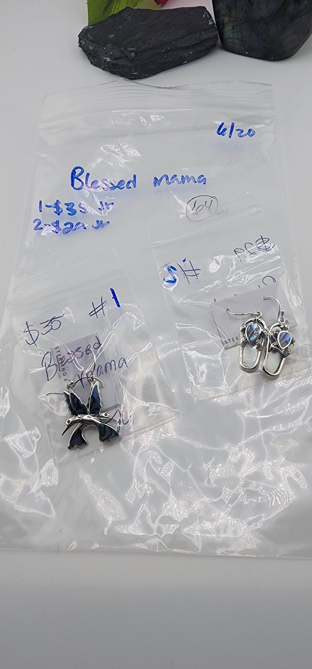 48HR - RESERVED FOR:  Blessed mama- 6/20/2025 FL tiktok Live Show - 2 Sterling Silver Items