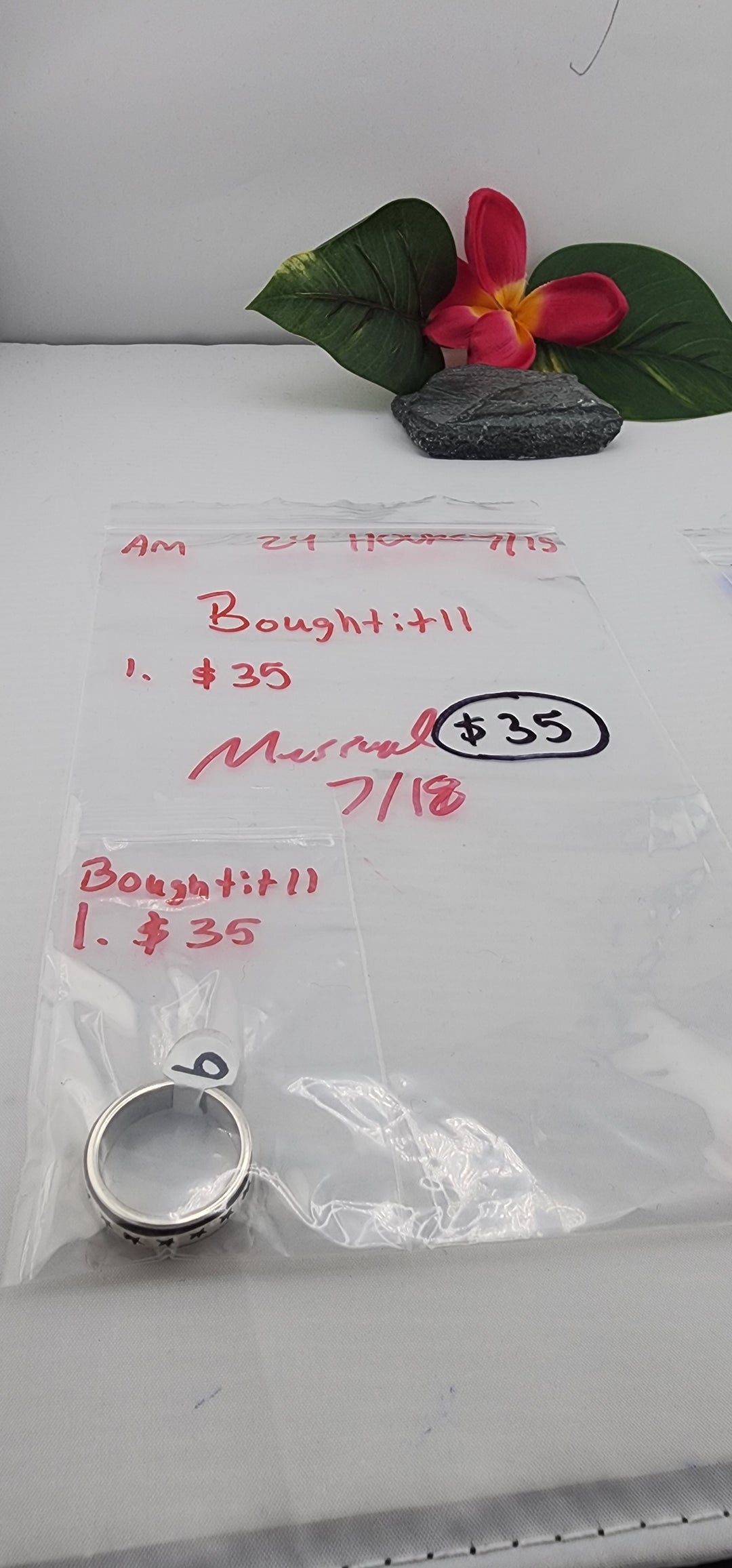 AM SHOW 48HR - RESERVED FOR: Boughttit11 - 7/15/2025 FL tiktok Live Show - 1 Sterling Silver Items