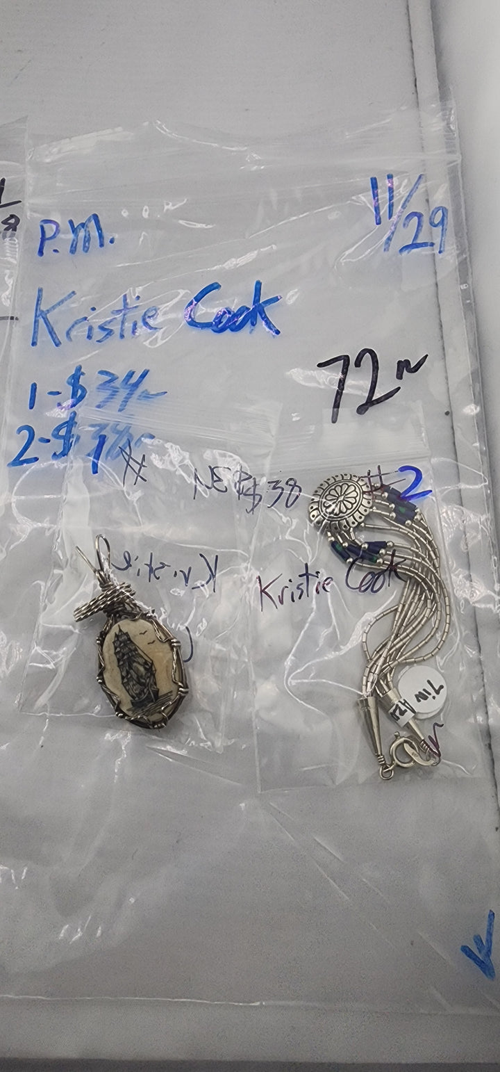 PM SHOW 48HR - RESERVED FOR: Kristie Cook - 11/29/2025 tiktok Live Show - 2 Sterling Silver Items
