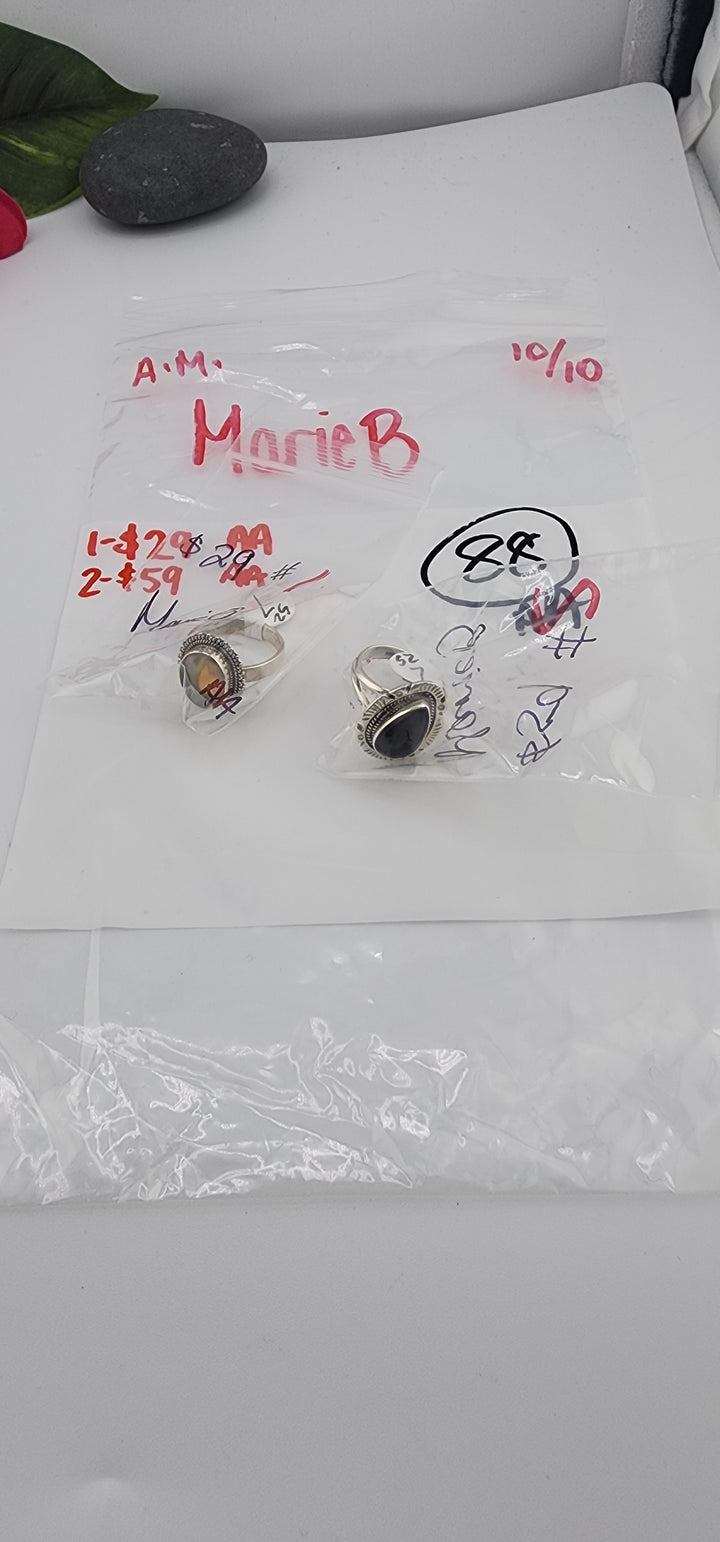 AM SHOW 48HR RESERVED FOR:  MarieB - 10/10/2025 FL tiktok Live Show -  2 Sterling Silver Items