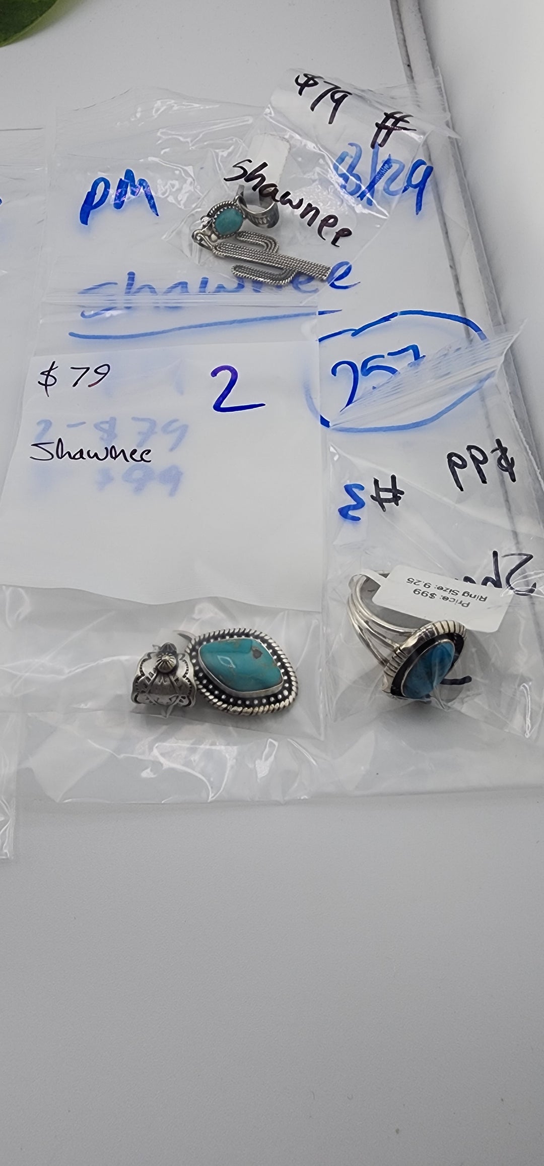 PM SHOW 48HR - RESERVED FOR: Shawnee - 8/29/2025 FL tiktok Live Show - 3 Sterling Silver Items