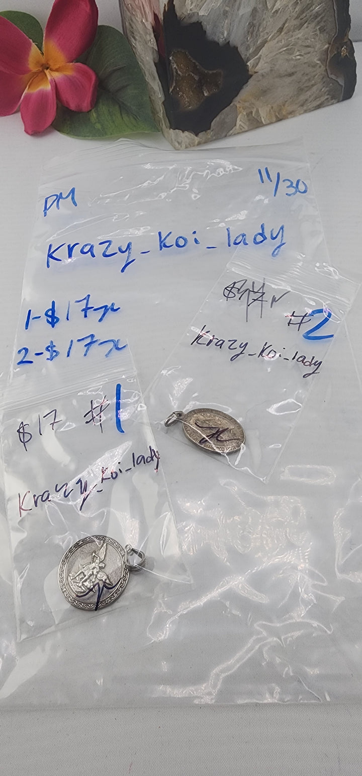 PM SHOW 48HR - RESERVED FOR: Krazy_Koi_Lady - 11/30/2025 tiktok Live Show - 2 Sterling Silver Items