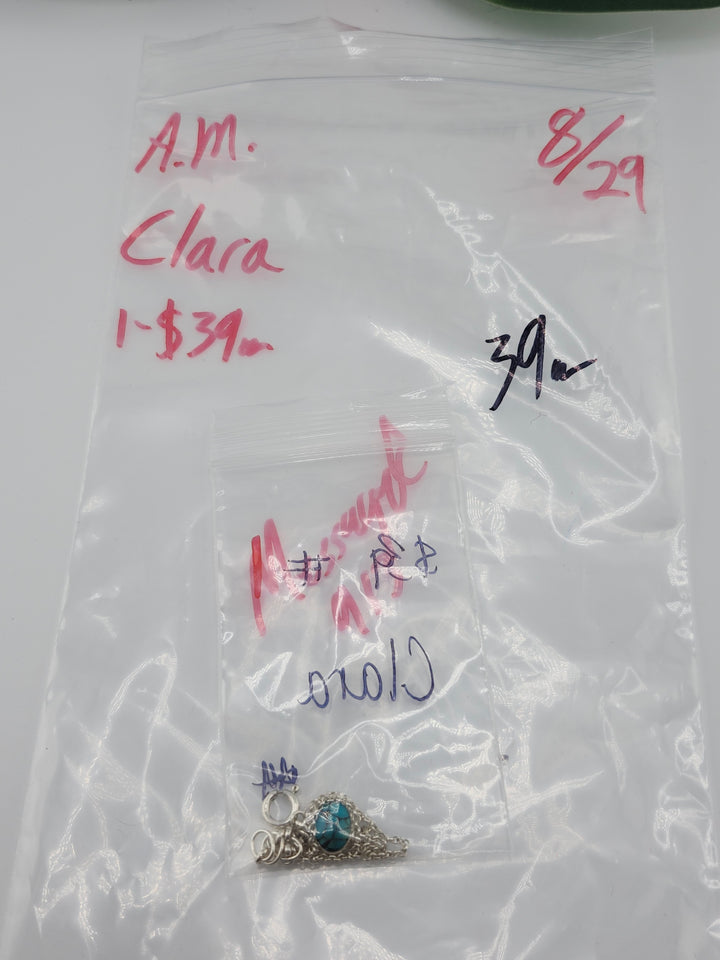 AM SHOW 48HR - RESERVED FOR: Clara - 8/29/2025 FL tiktok Live Show - 1 Sterling Silver Items