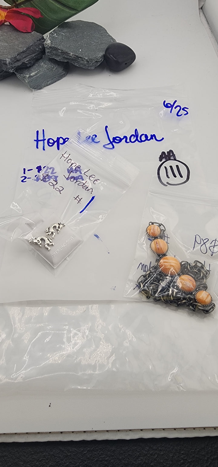 RESERVED FOR: Hope Lee Jordan - 6/25/2025 tiktok Reservation Live Show - 2 Sterling Silver Items