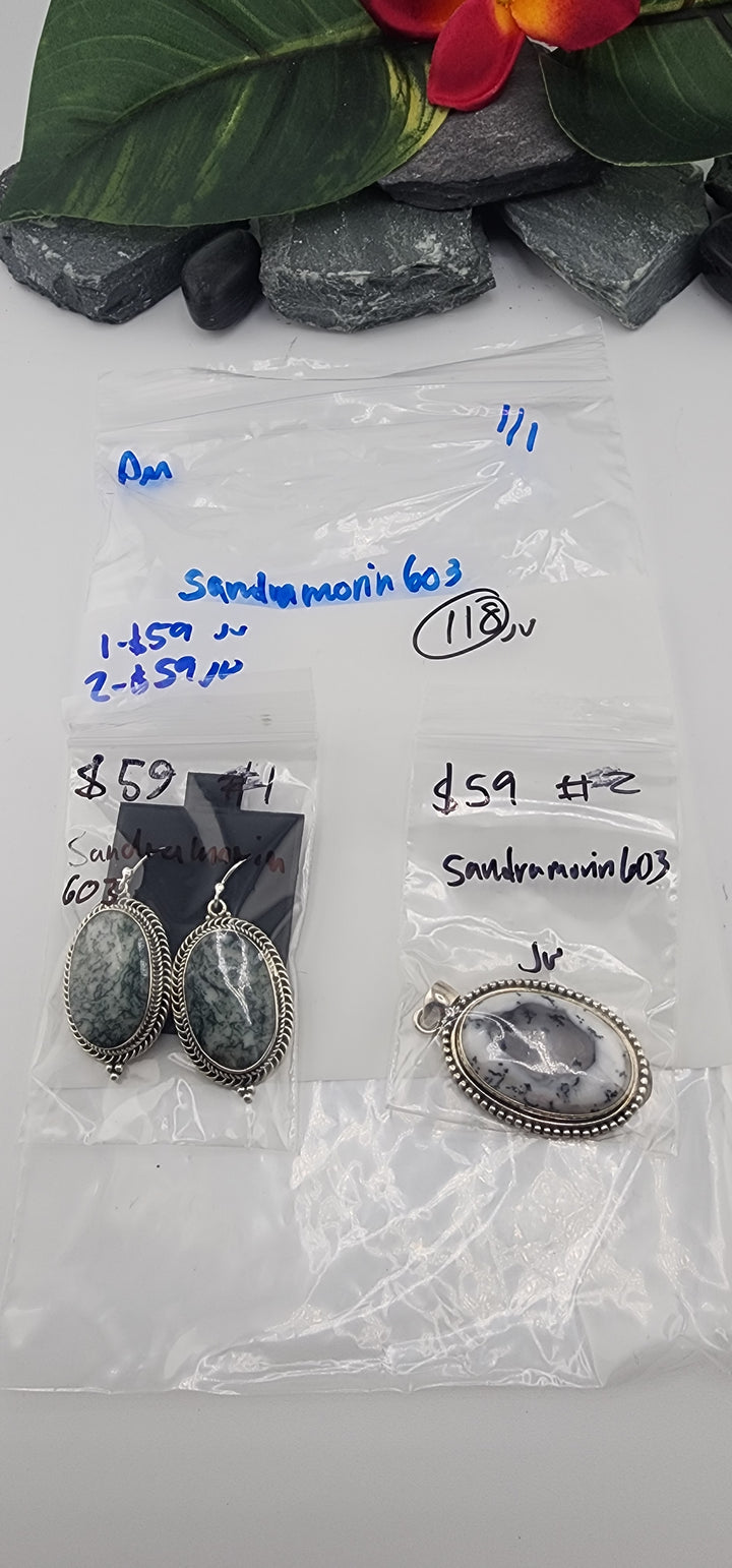 PM SHOW 48HR - RESERVED FOR: sandramorin603 - 1/1/2026 tiktok Live Show - 2 Sterling Silver Items