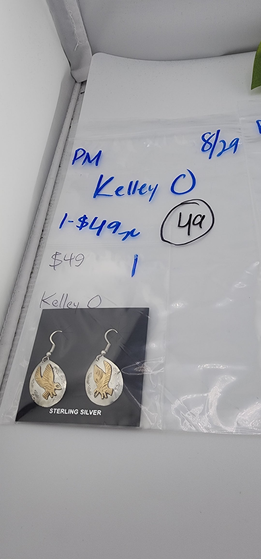 PM SHOW 48HR - RESERVED FOR: kelley o - 8/29/2025 FL tiktok Live Show - 1 Sterling Silver Items