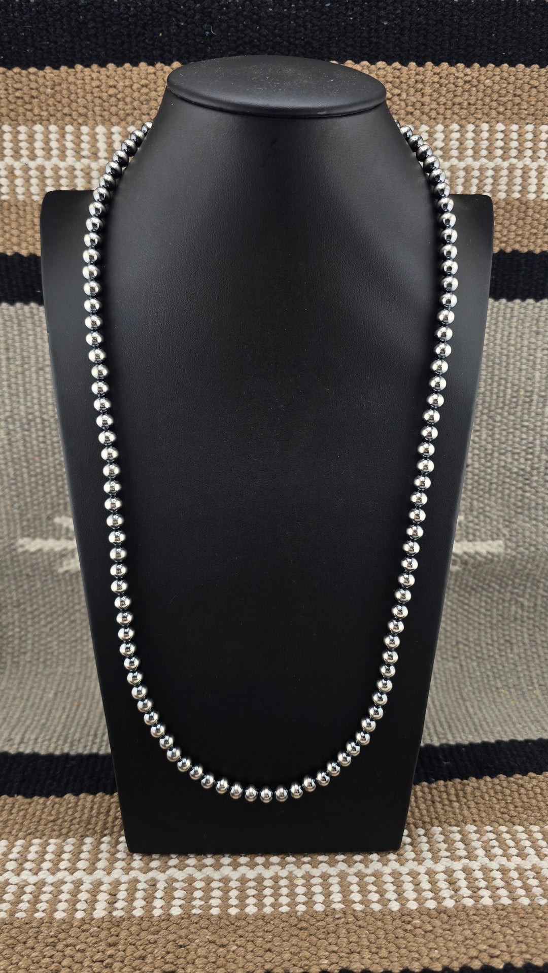 6mm Sterling Silver Desert Pearl Necklace