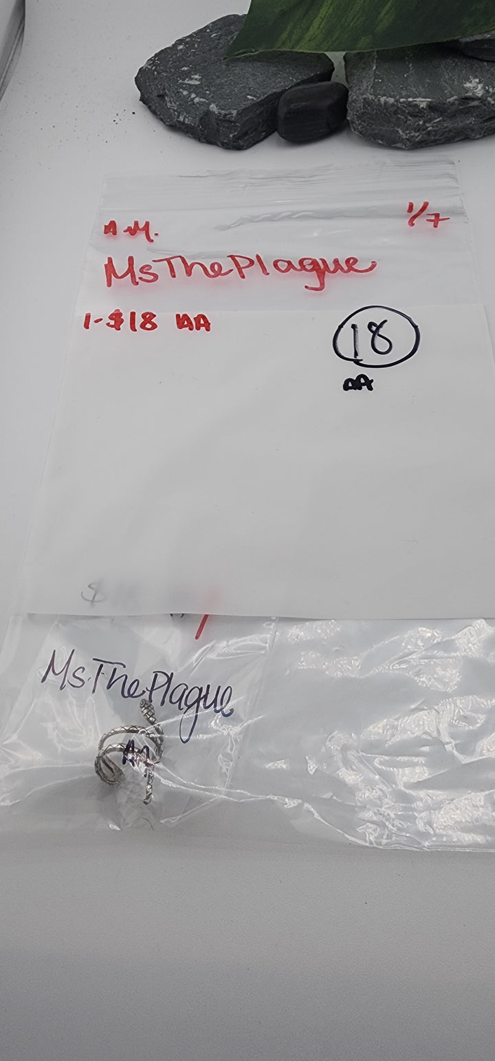 Custom sterling silver item AM SHOW RESERVED FOR: MsThePlague - 1/7/2026 FL tiktok Live Show - 1 Sterling Silver Items