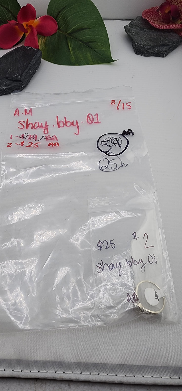 AM SHOW 48HR - RESERVED FOR: shay.bby.01 - 8/15/2025 FL tiktok Live Show - 1 Sterling Silver Items