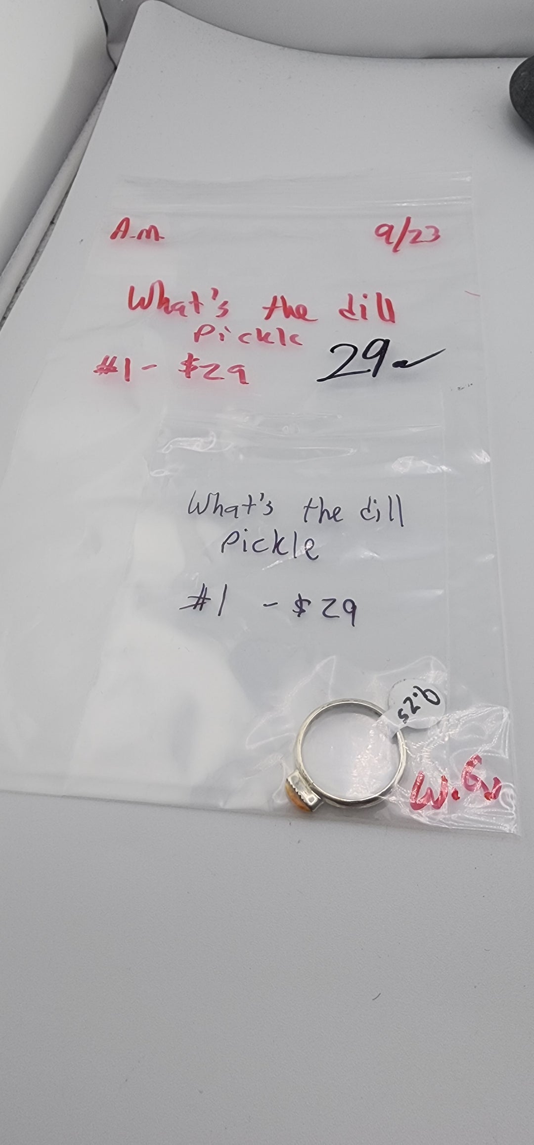 AM SHOW 48HR - RESERVED FOR: What’s the dill pickle - 9/23/2025 FL tiktok Live Show - 1 Sterling Silver Items