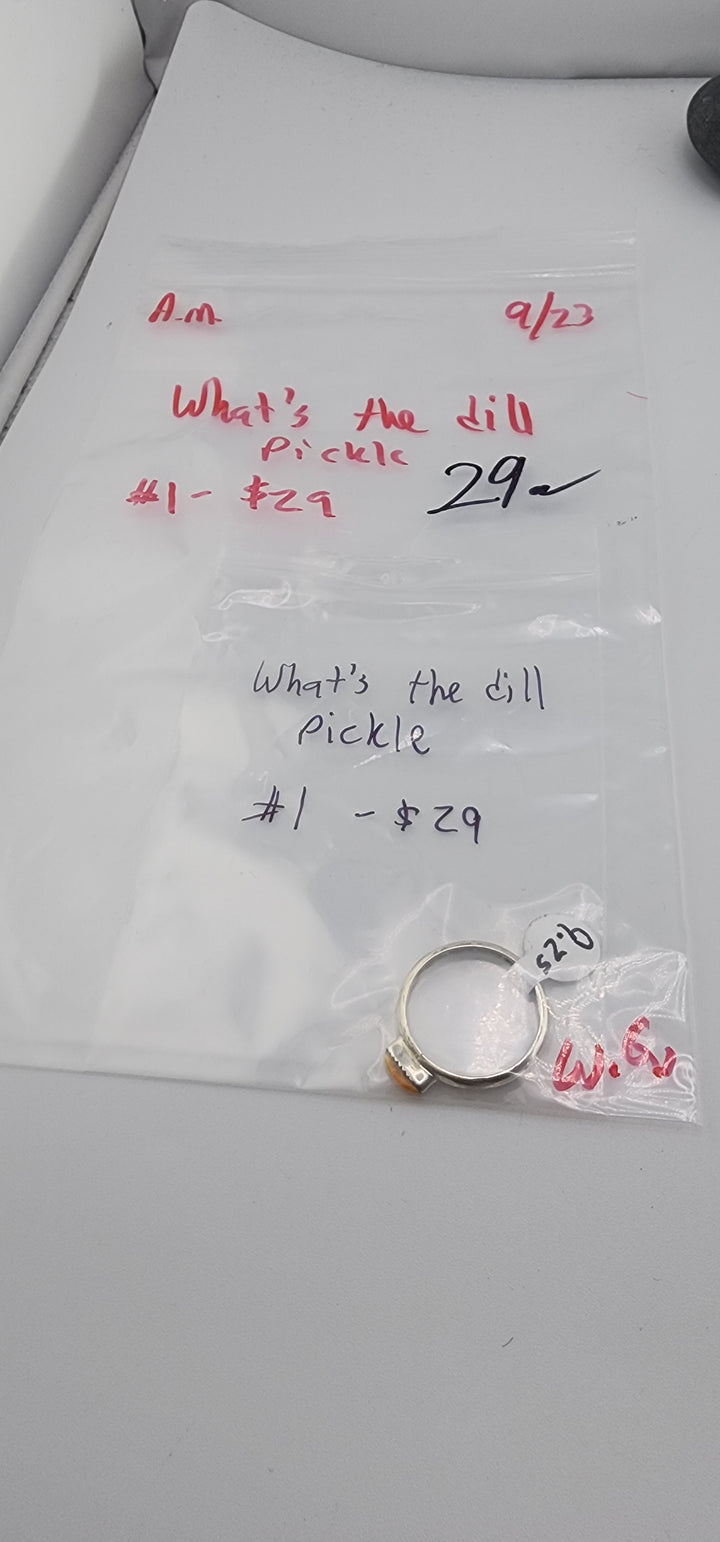 AM SHOW 48HR - RESERVED FOR: What’s the dill pickle - 9/23/2025 FL tiktok Live Show - 1 Sterling Silver Items