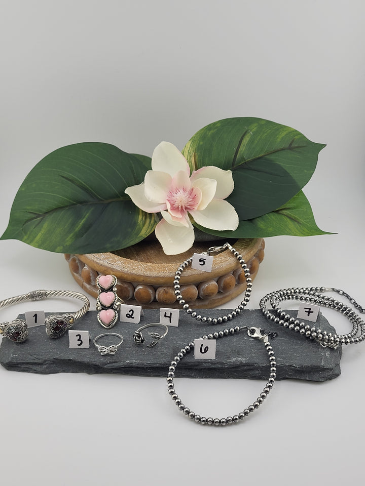 RESERVED FOR:  Bonnie Crockett Scha -11/29/2024 - 12 Sterling Silver Items