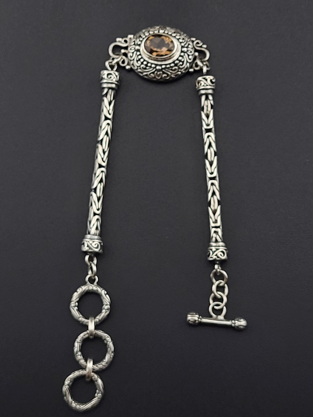 Smokey Quartz Adjustable Bracelet