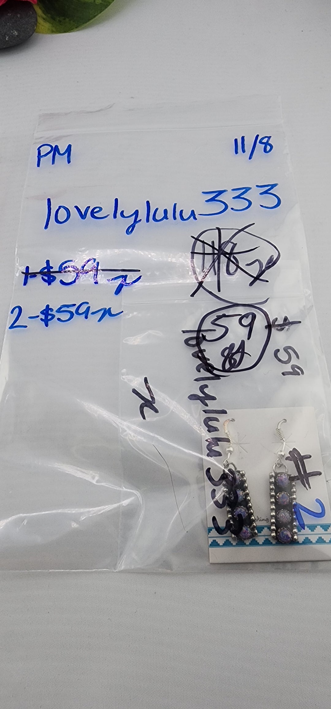 PM SHOW 48HR - RESERVED FOR: lovelylulu333 - 11/8/2025 tiktok Live Show - 1 Sterling Silver Items