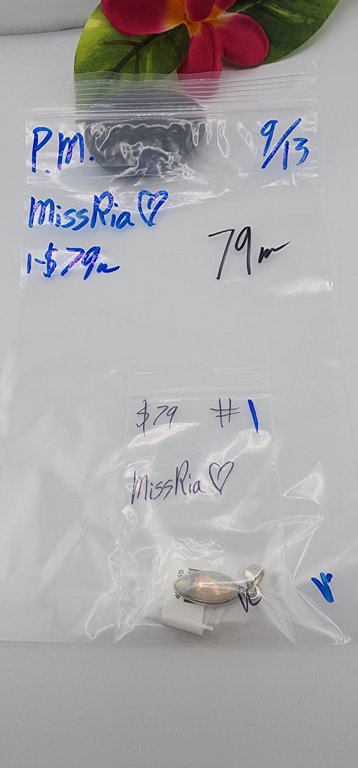 PM SHOW 48HR - RESERVED FOR: MissRia🤍 - 9/13/2025 FL tiktok Live Show - 1 Sterling Silver Items