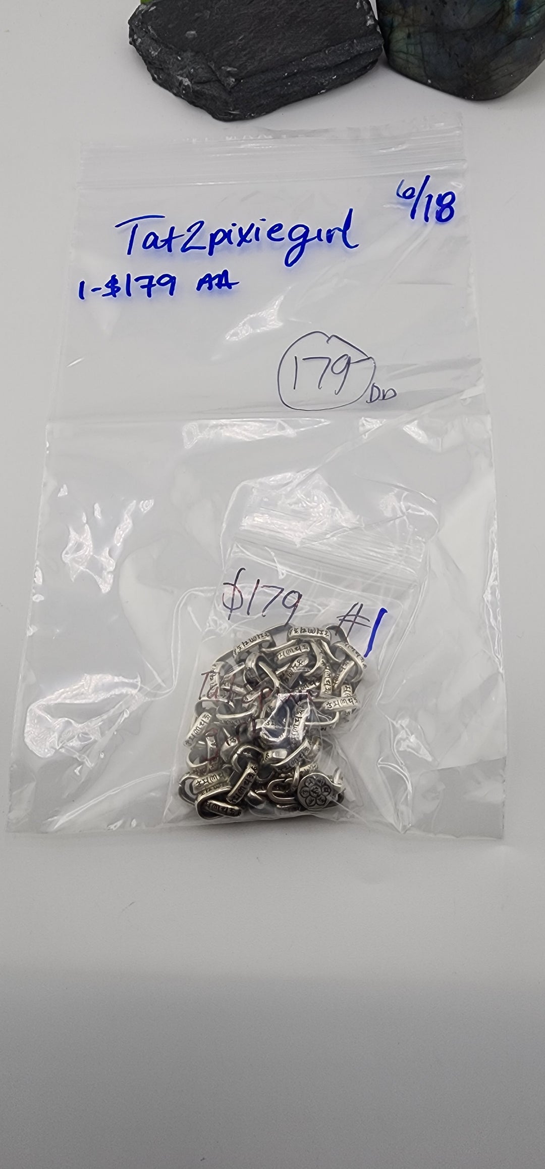 RESERVED FOR: Tat2pixiegirl - 6/18/2025 tiktok Reservation Live Show - 1 Sterling Silver Items