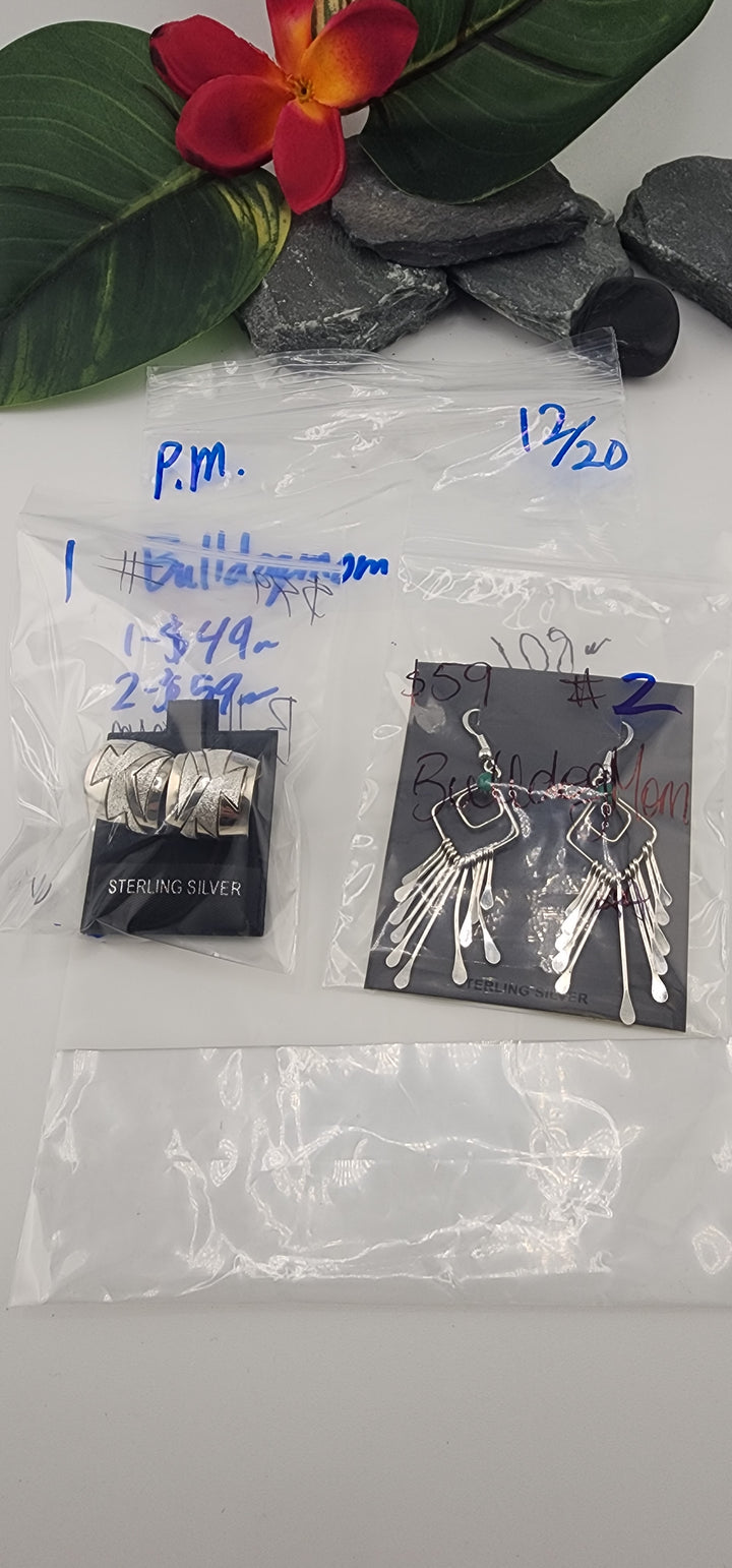 PM SHOW 48HR - RESERVED FOR: Bulldogmom - 12/20/2025 tiktok Live Show - 2 Sterling Silver Items