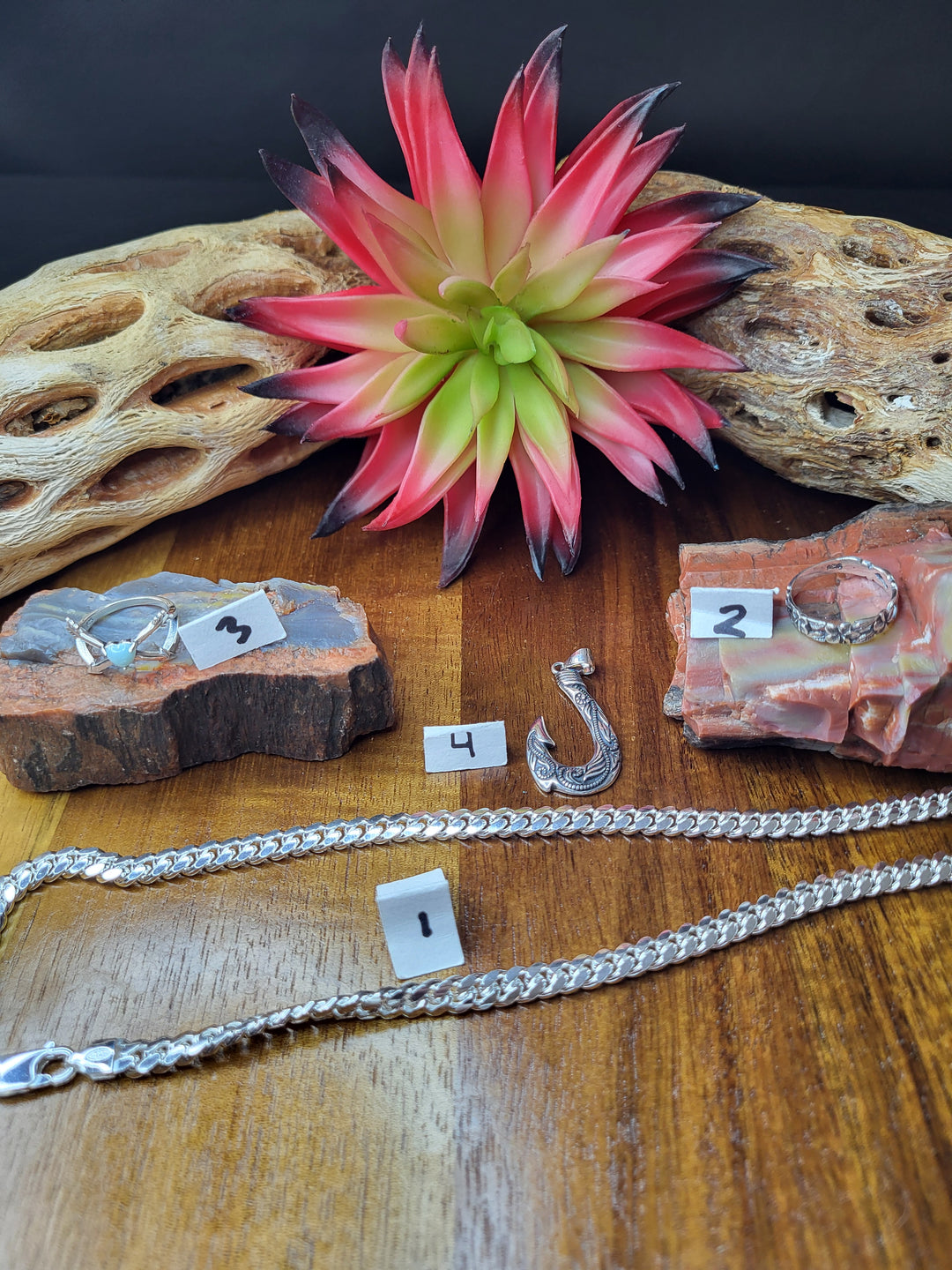 RESERVED FOR: Atiana Bailey165 8/1/24- 5 Sterling Silver Items