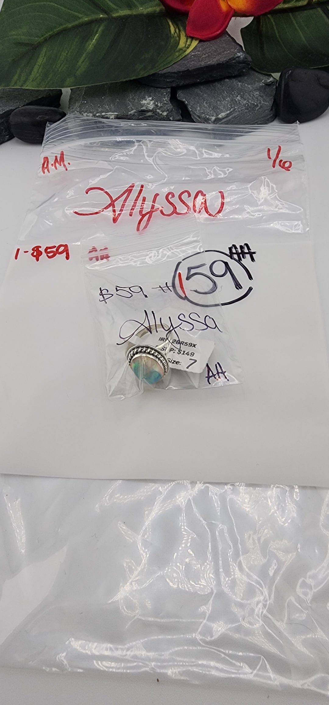 AM SHOW 48HR RESERVED FOR: Alyssa - 1/6/2026 FL tiktok Live Show - 1 Sterling Silver Items