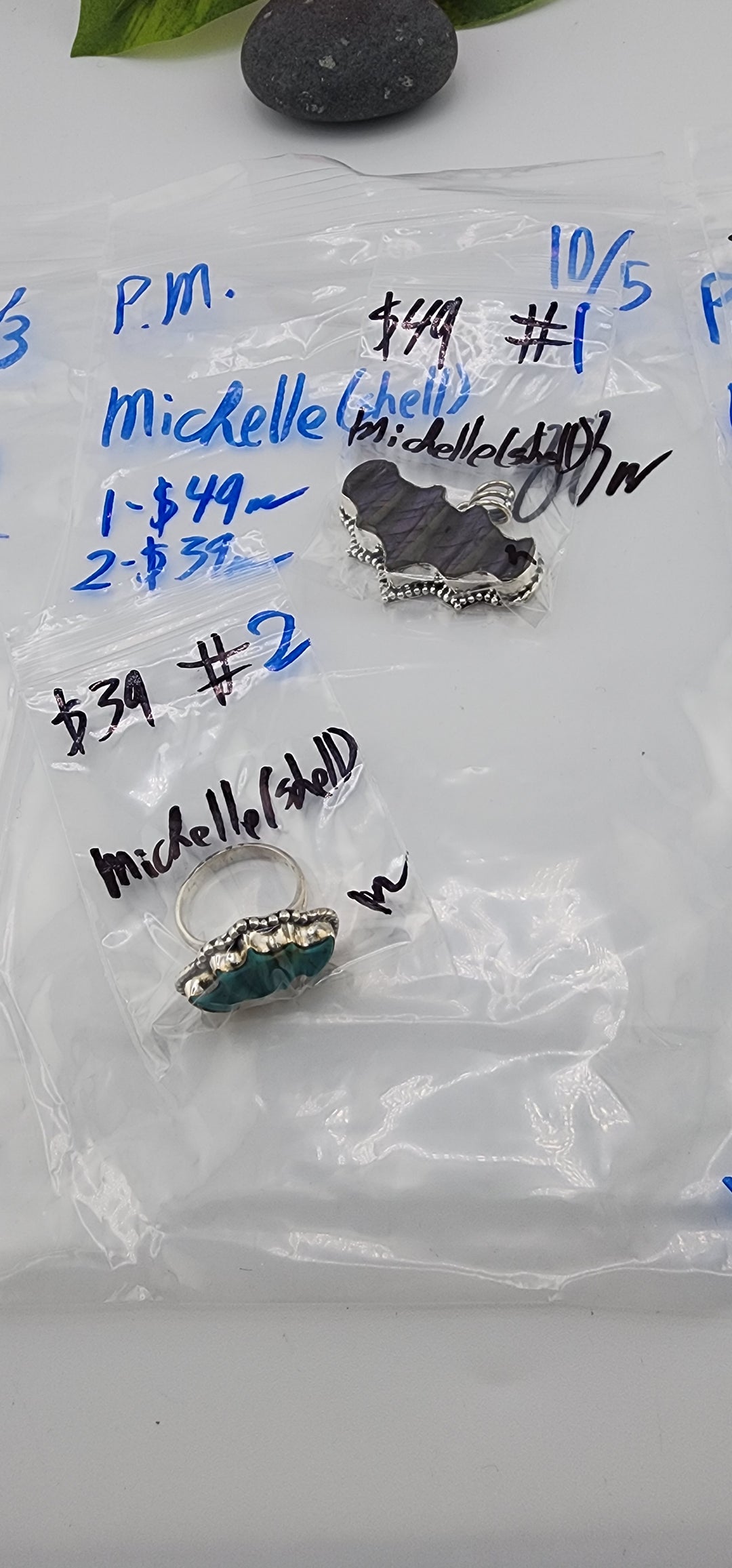 PM SHOW 48HR - RESERVED FOR: Michelle🐚 - 10/5/2025 FL tiktok Live Show - 2 Sterling Silver Items
