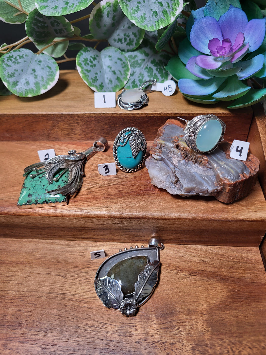 RESERVED FOR: Ari 8/18/24- 5 Sterling Silver Items
