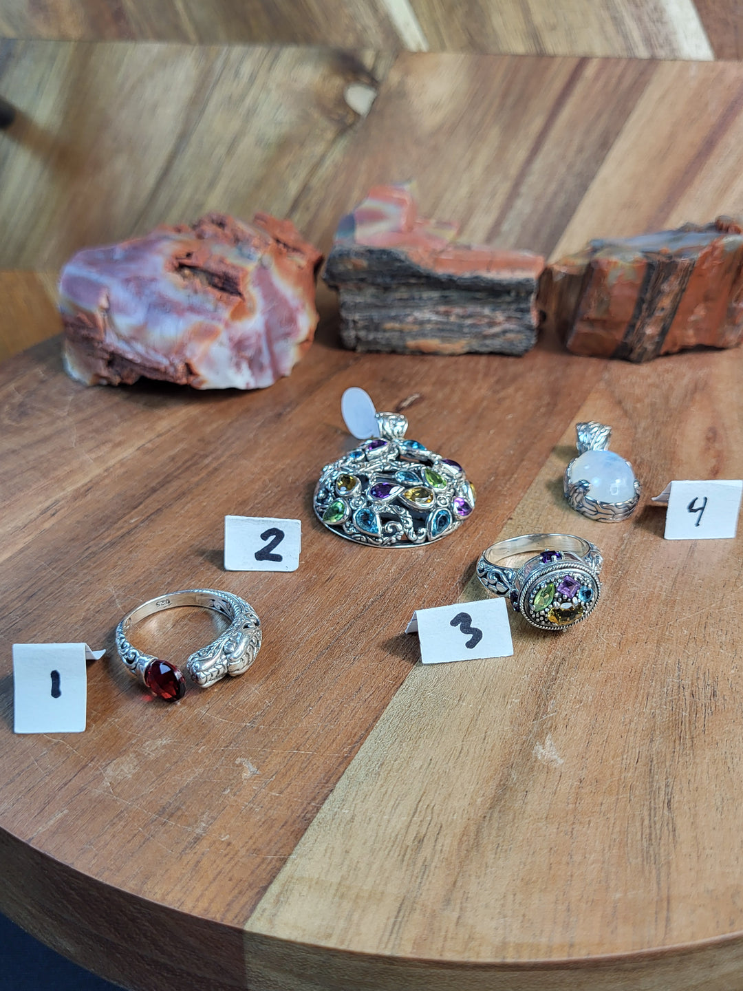 RESERVED FOR: cathymartell8- 7/19/24-4 Sterling Silver Items
