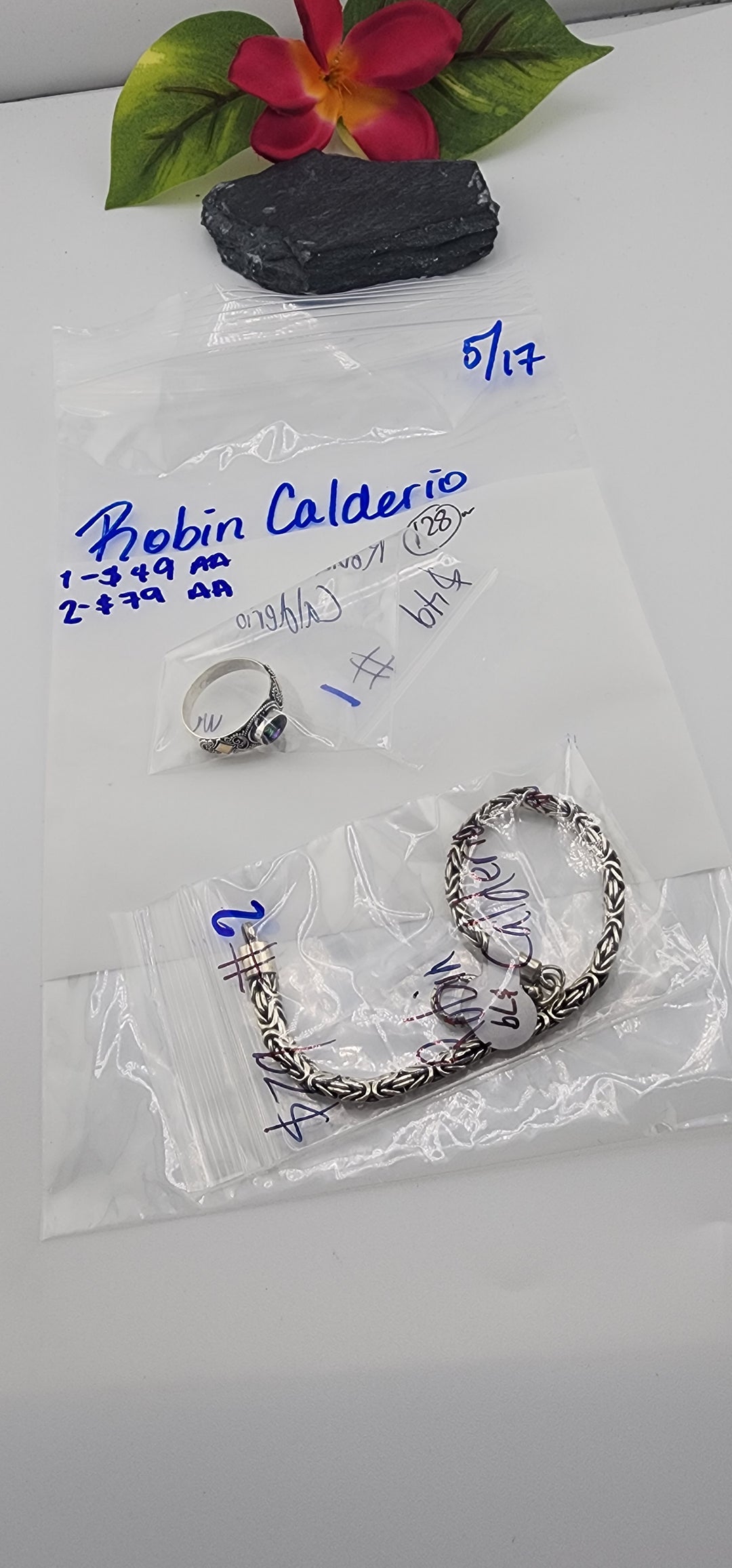 RESERVED FOR: Robin Calderio - 5/17/2025 tiktok Live Show (48 hour) -2 Sterling Silver Items