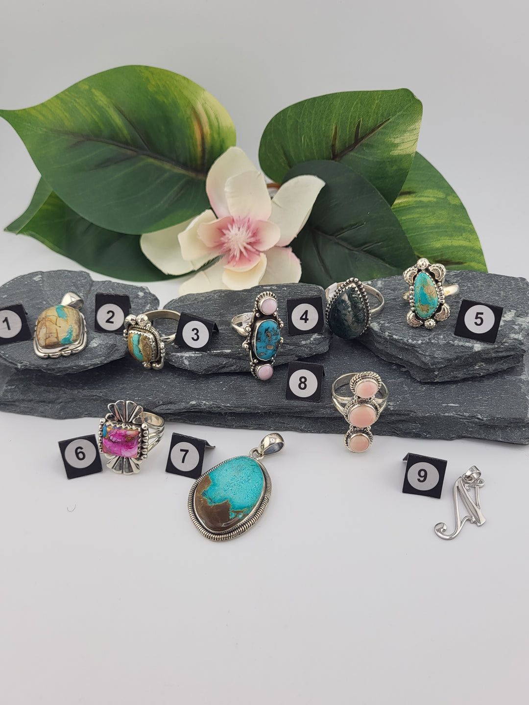 RESERVED FOR: yazzyq2 - 2/2/2025 Show - 9 Sterling Silver Items