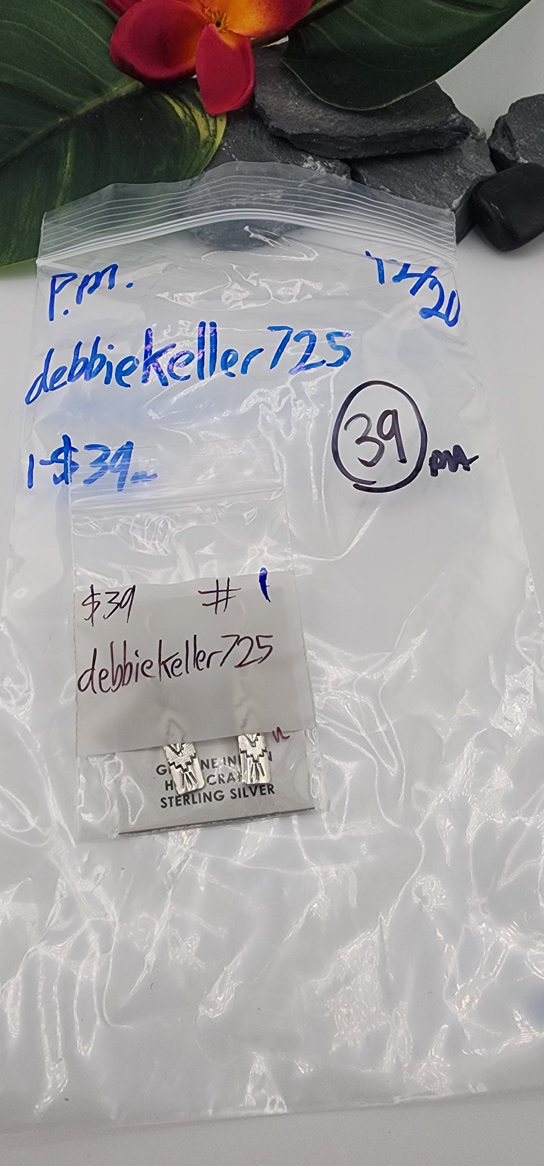 PM SHOW 48HR - RESERVED FOR: debbiekeller725 - 12/20/2025 tiktok Live Show - 1 Sterling Silver Items