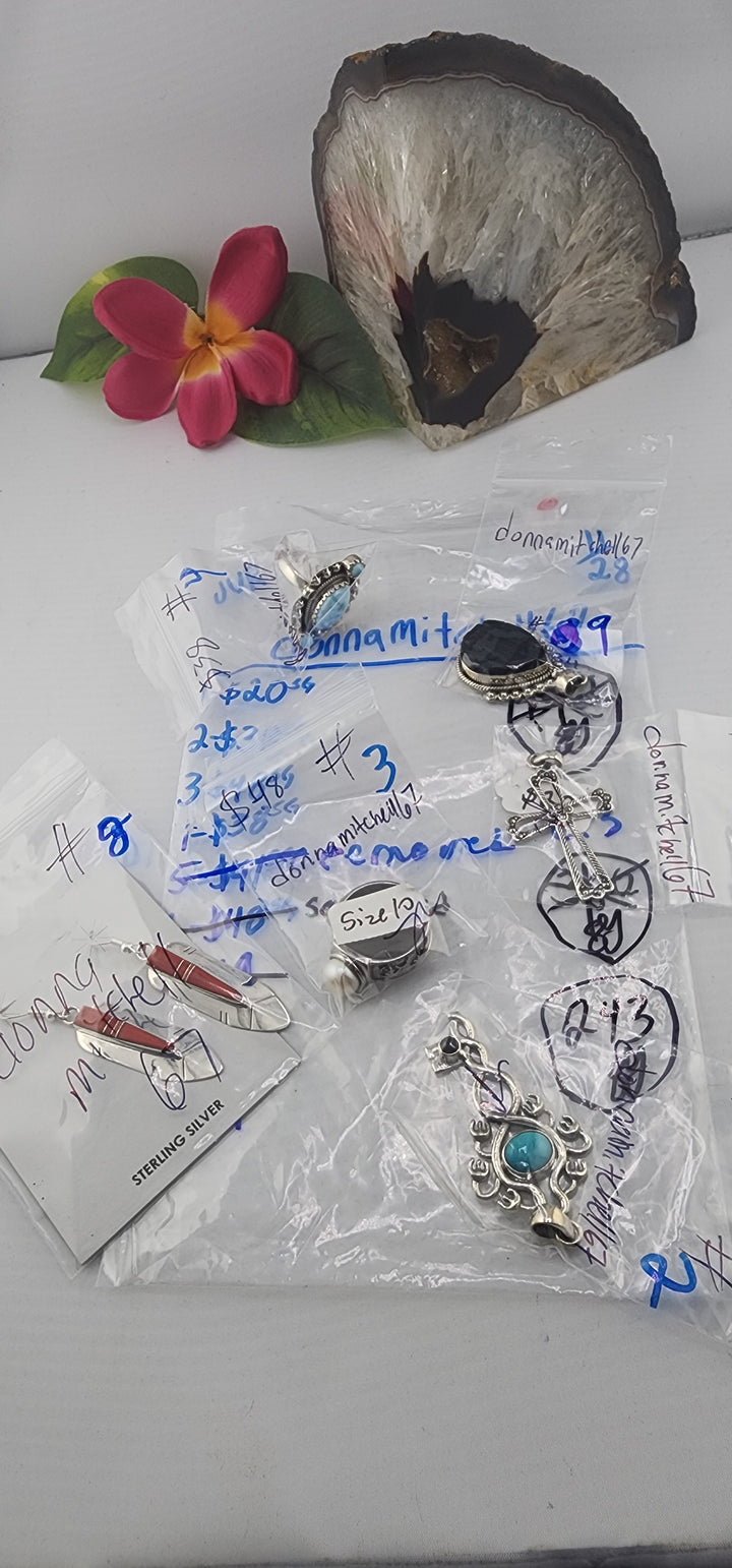 BF PM SHOW 48HR - RESERVED FOR: donnamitchell67 - 11/28/2025 tiktok Live Show - 6 Sterling Silver Items