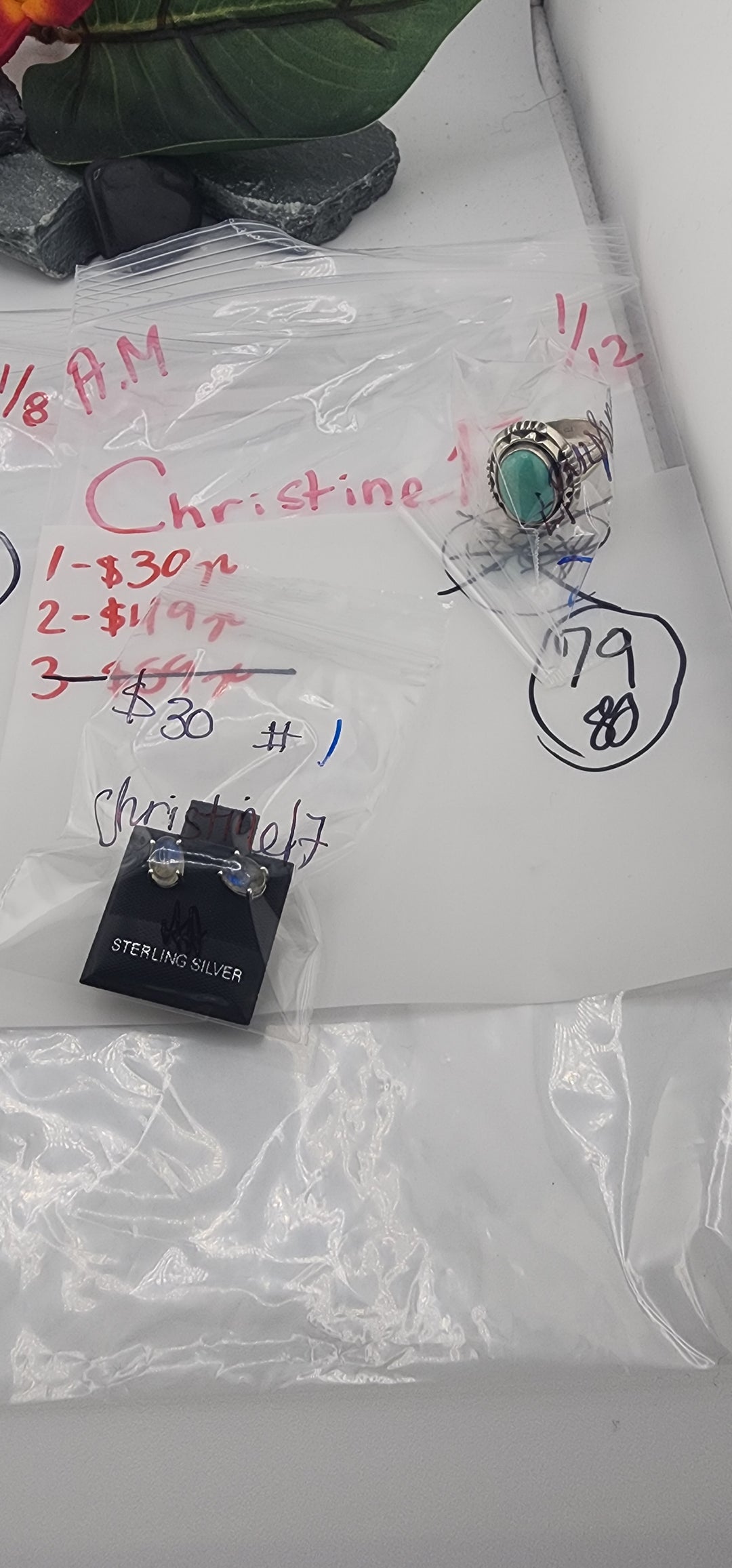 Custom sterling silver items - AM SHOW RESERVED FOR: Christine17 - 1/12/2026 FL tiktok Live Show - 2 Sterling Silver Items