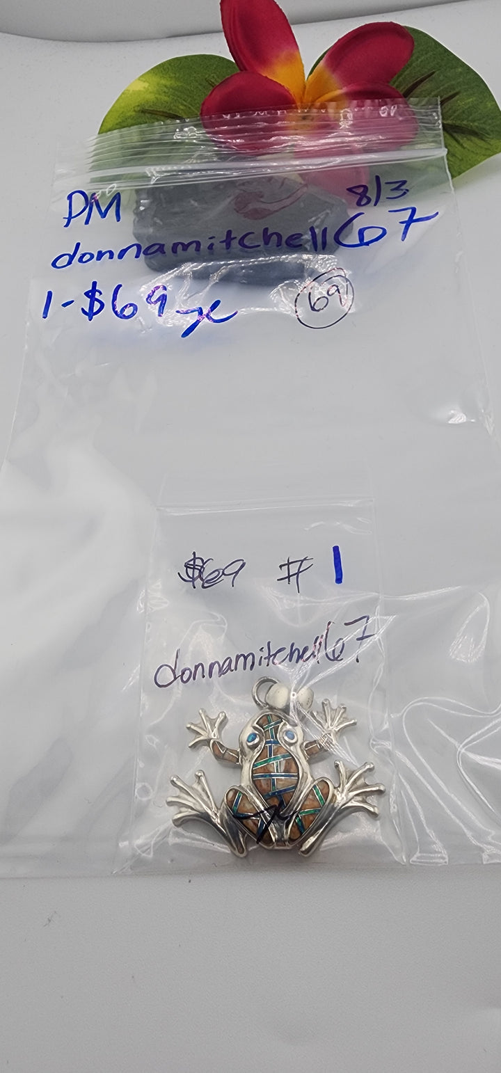 PM SHOW 48HR - RESERVED FOR:  donnamitchell67 - 8/3/2025 FL tiktok Live Show - 1 Sterling Silver Items
