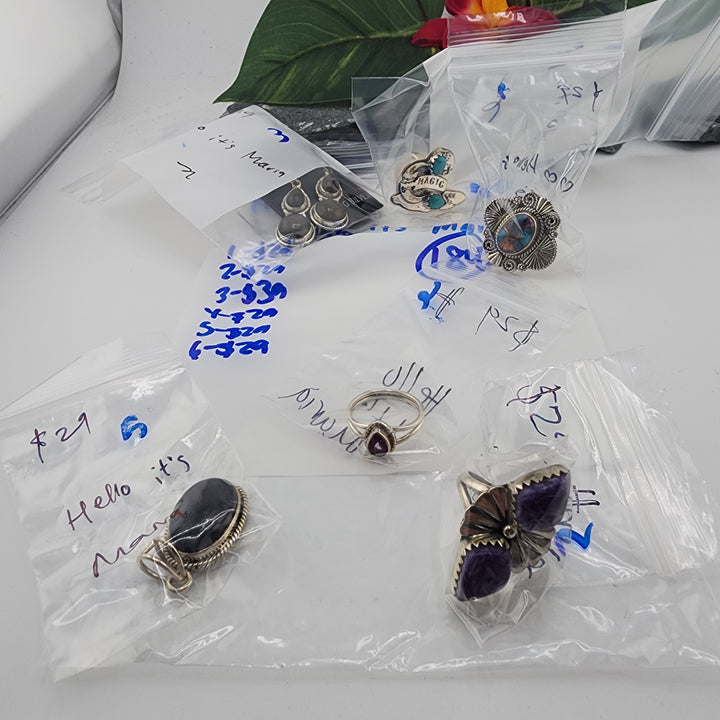 Hello it's Maria- 4/9/26 PM -6 925 Sterling Silver Items