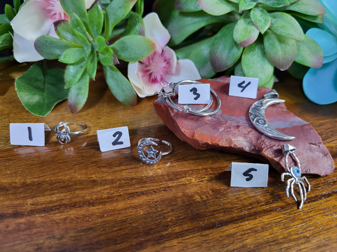 RESERVED FOR: tootie 7/13/24- 5 Sterling Silver Items