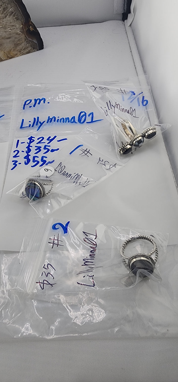 PM SHOW 48HR - RESERVED FOR: LillyMinna01 - 12/16/2025 tiktok Live Show - 3 Sterling Silver Items