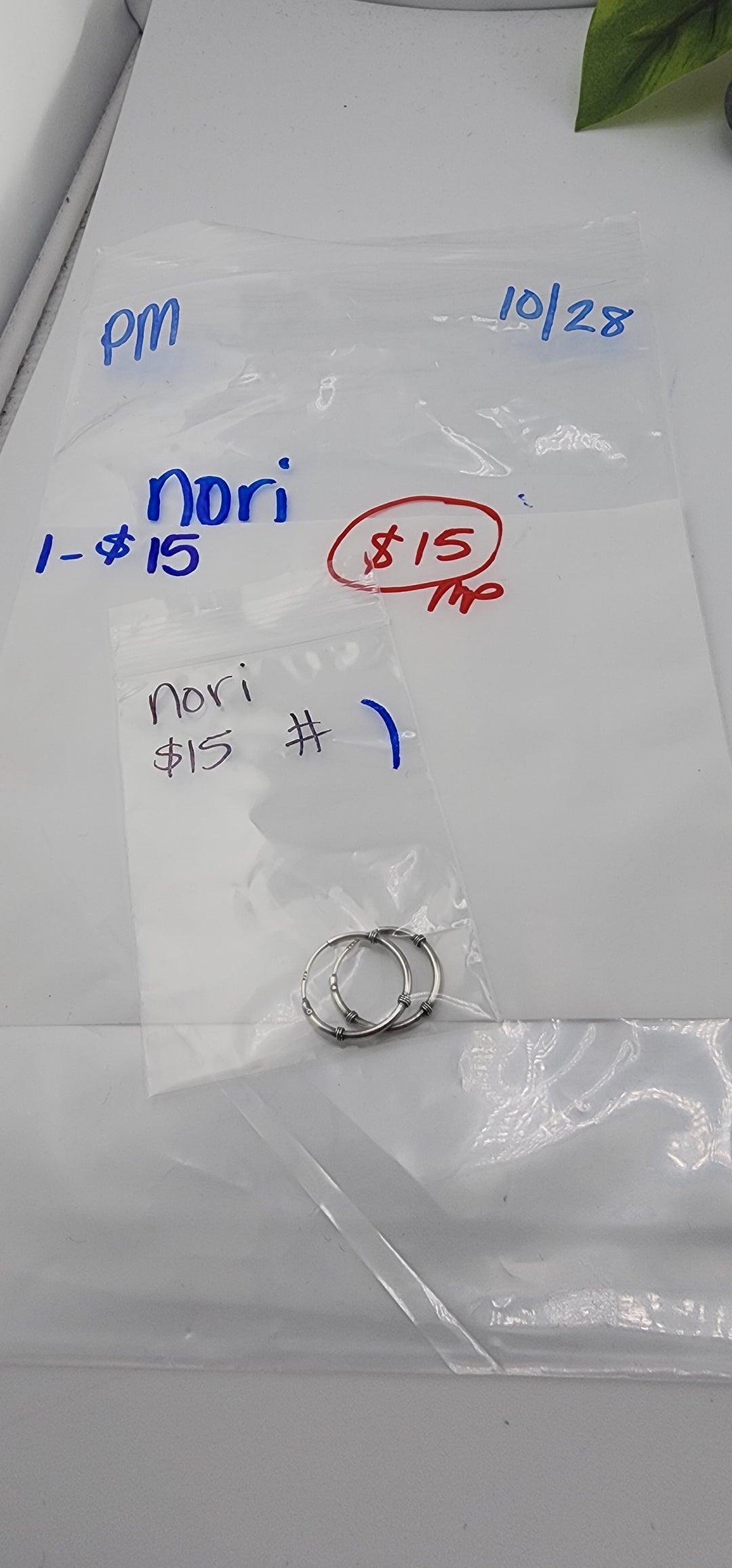 PM SHOW 48HR - RESERVED FOR: nori - 10/28/2025 FL tiktok Live Show - 1 Sterling Silver Items