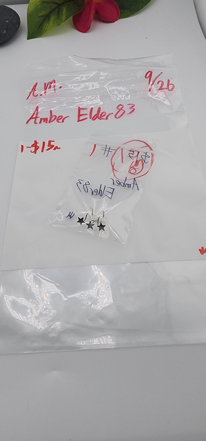 AM SHOW 48HR RESERVED FOR: Amber Elder83 - 9/26/2025 FL tiktok Live Show - 1 Sterling Silver Items