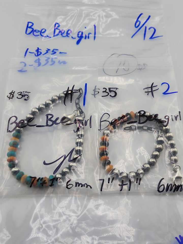 RESERVED FOR: Bee_Bee_girl - 6/12/2025 tiktok Reservation Live Show - 2 Sterling Silver Items