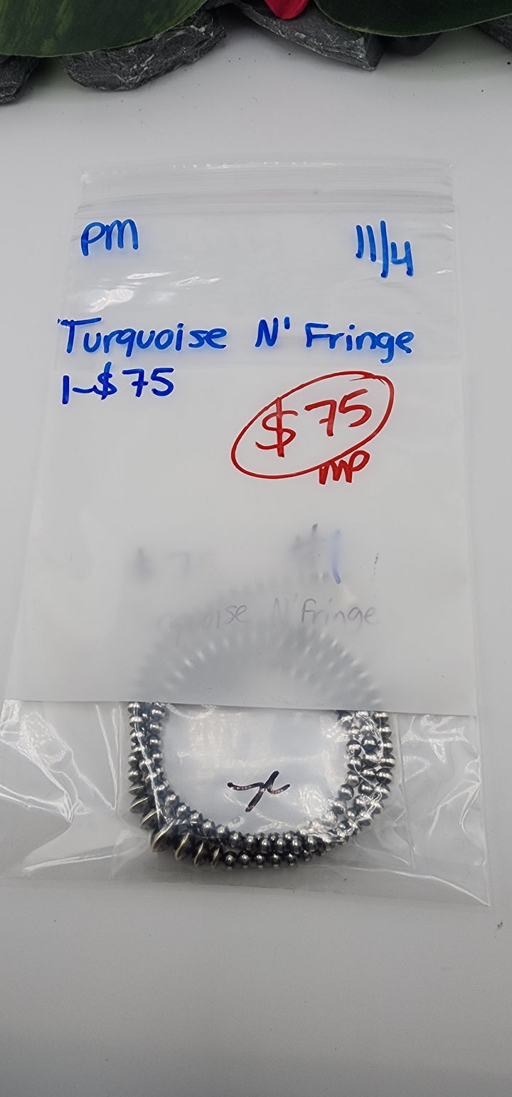 PM SHOW 48HR - RESERVED FOR: Turquoise N' Fringe - 11/4/2025 tiktok Live Show - 1 Sterling Silver Items