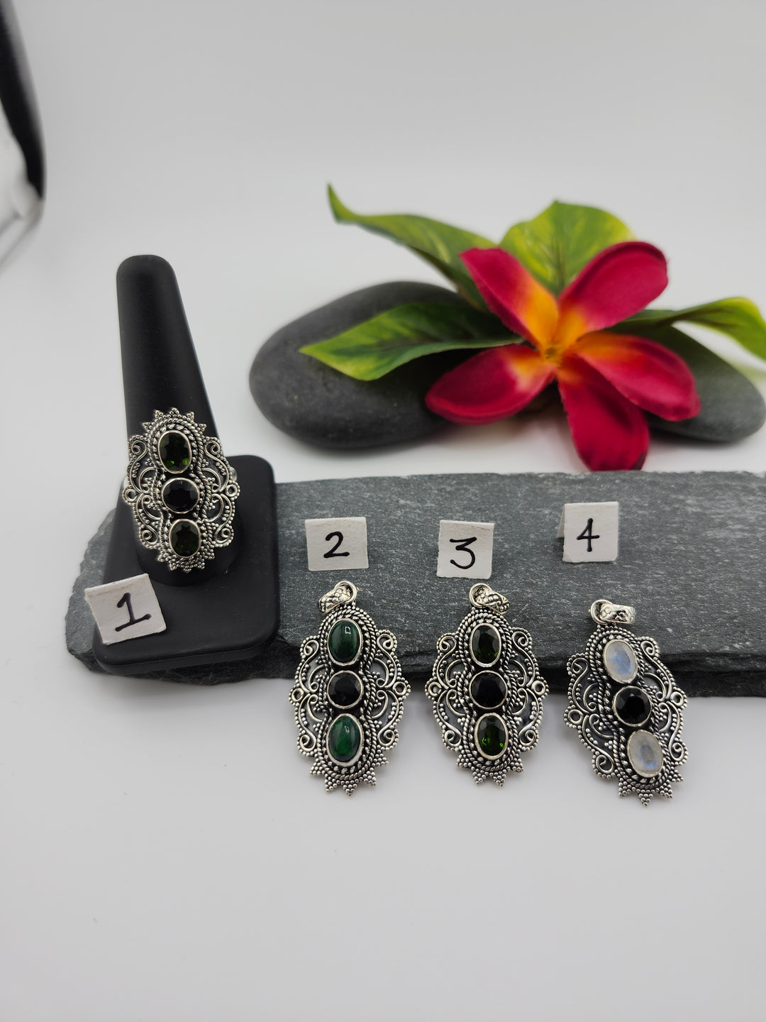 RESERVED FOR:  Space_Dreamer -12/11/2024 - 4 Sterling Silver Items