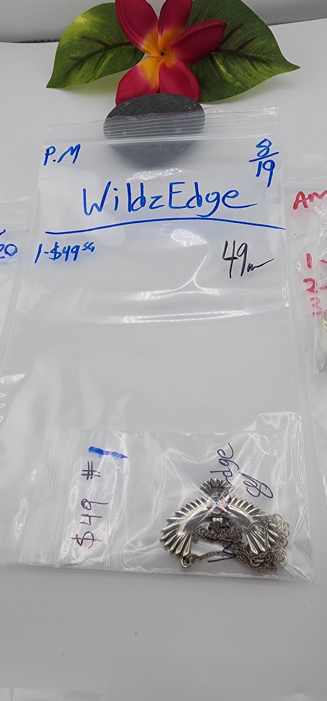 PM SHOW 48HR - RESERVED FOR: WildzEdge - 8/19/2025 FL tiktok Live Show - 1 Sterling Silver Items