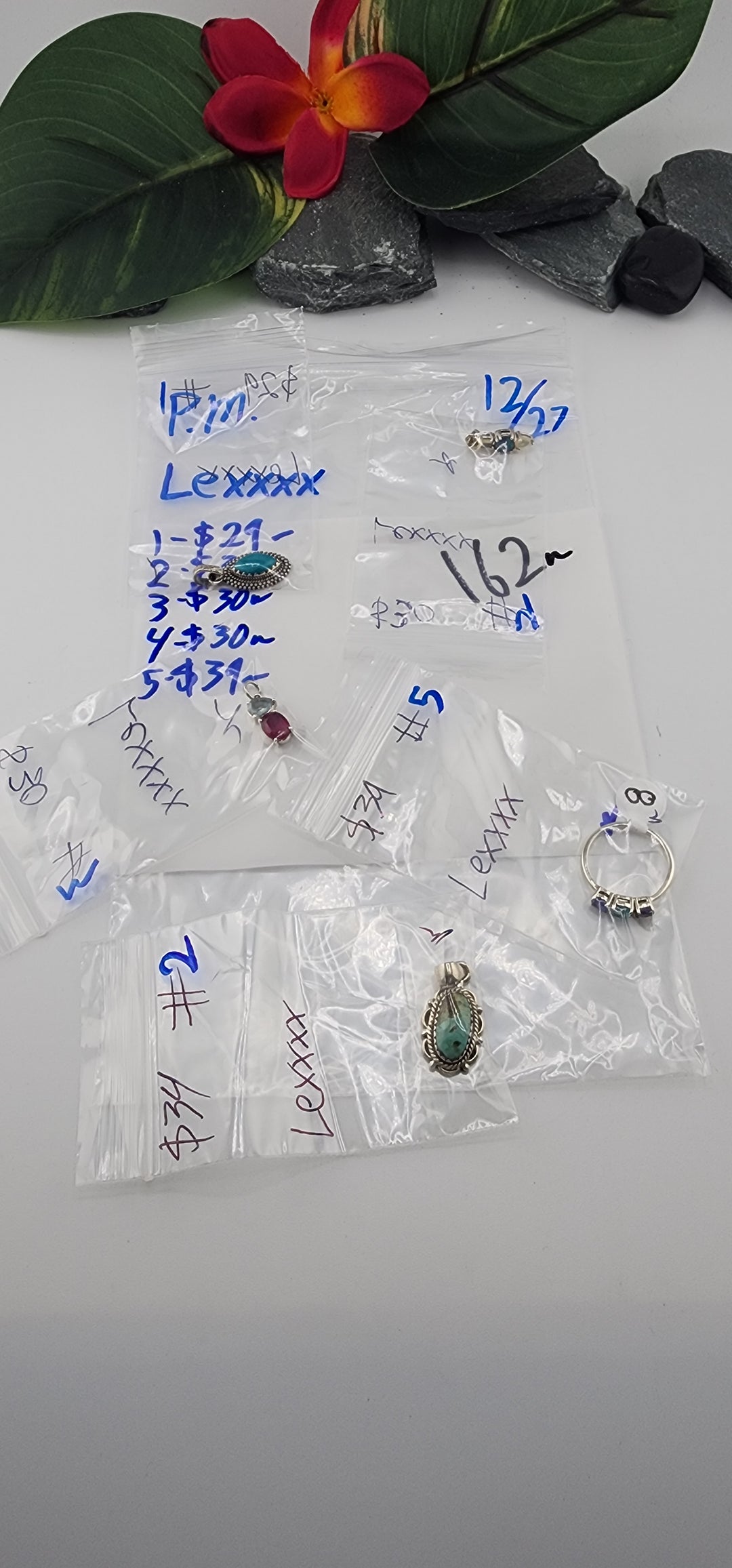 PM SHOW 48HR - RESERVED FOR: Lexxxx - 12/27/2025 tiktok Live Show - 5 Sterling Silver Items