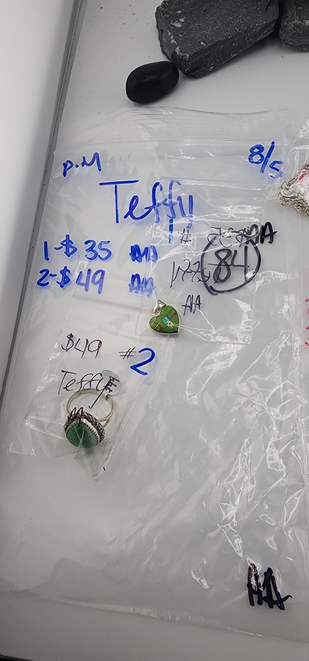 PM SHOW 48HR - RESERVED FOR: Teffy  - 8/5/2025 FL tiktok Live Show - 2 Sterling Silver Items