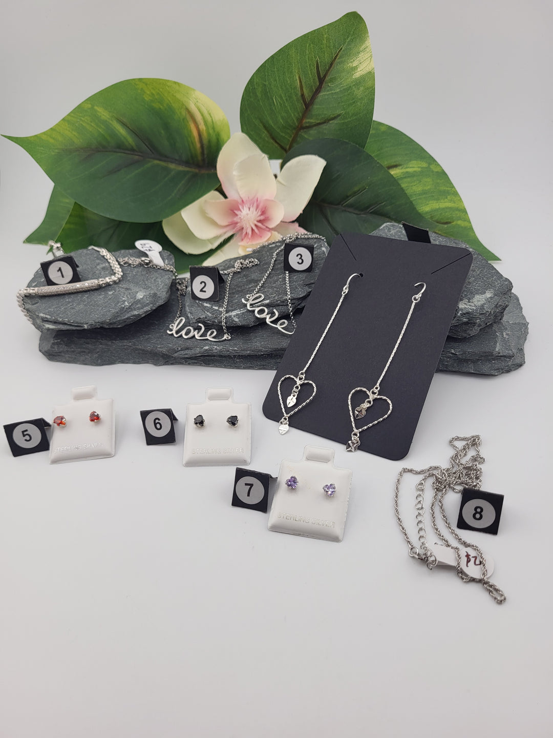 RESERVED FOR: Maricela - 1/31/2025 Show - 8 Sterling Silver Items