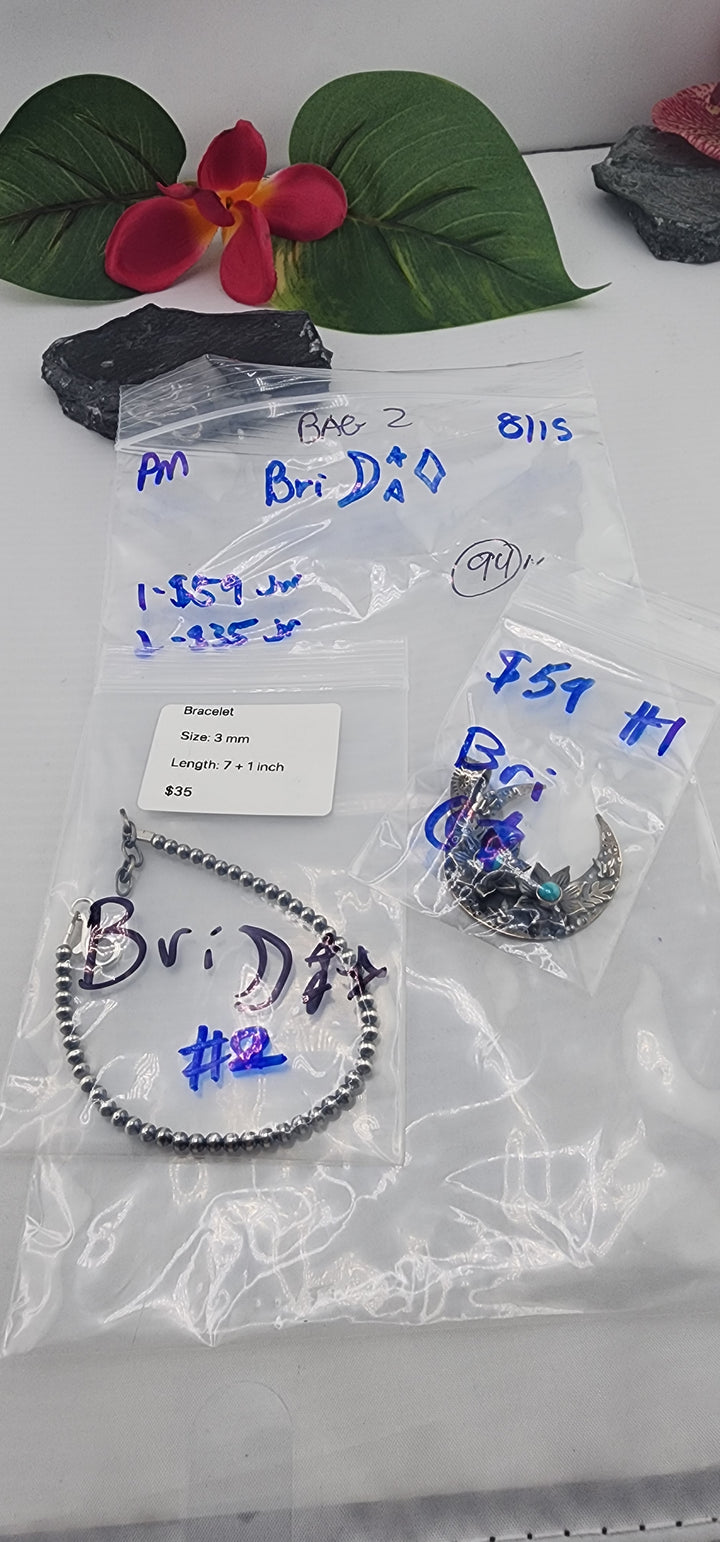 PM SHOW 48HR - RESERVED FOR:  Bri✨*BAG 2*- 8/15/2025 FL tiktok Live Show -2 Sterling Silver Items (Copy)