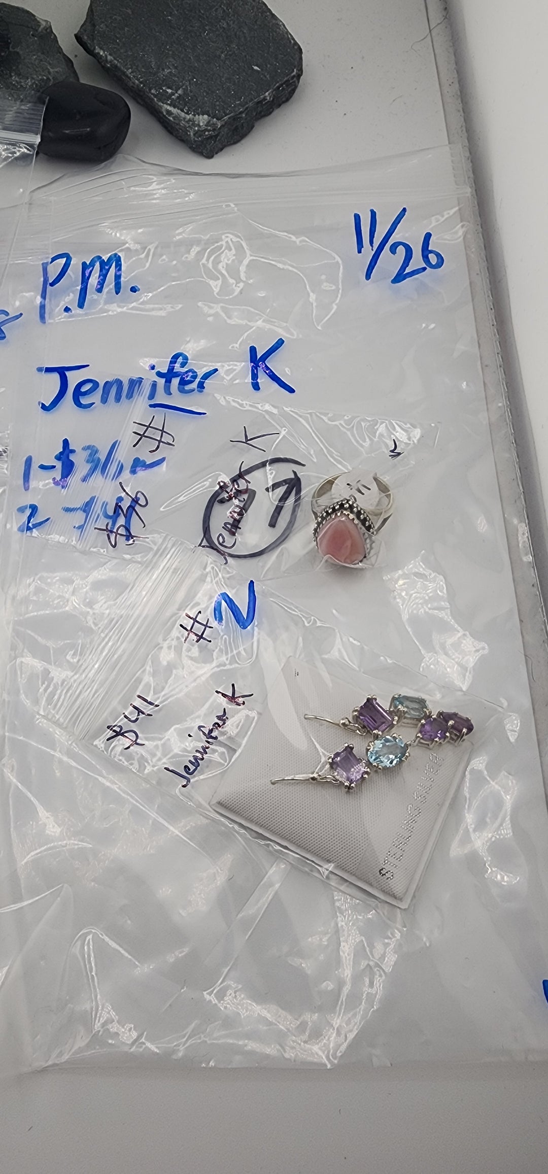PM SHOW 48HR - RESERVED FOR: Jennifer K - 11/26/2025 tiktok Live Show - 2 Sterling Silver Items