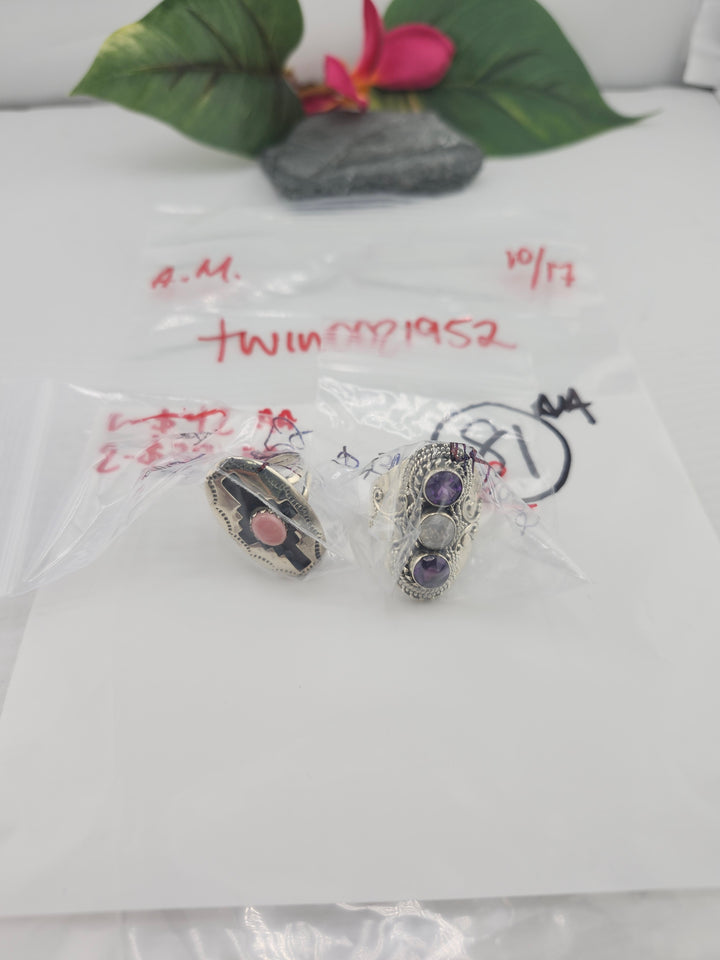 AM SHOW 48HR RESERVED FOR: twin0021952  - 10/17/2025 FL tiktok Live Show - 2 Sterling Silver Items